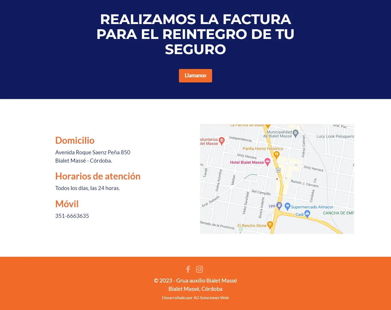 Diseño web AG Soluciones Web