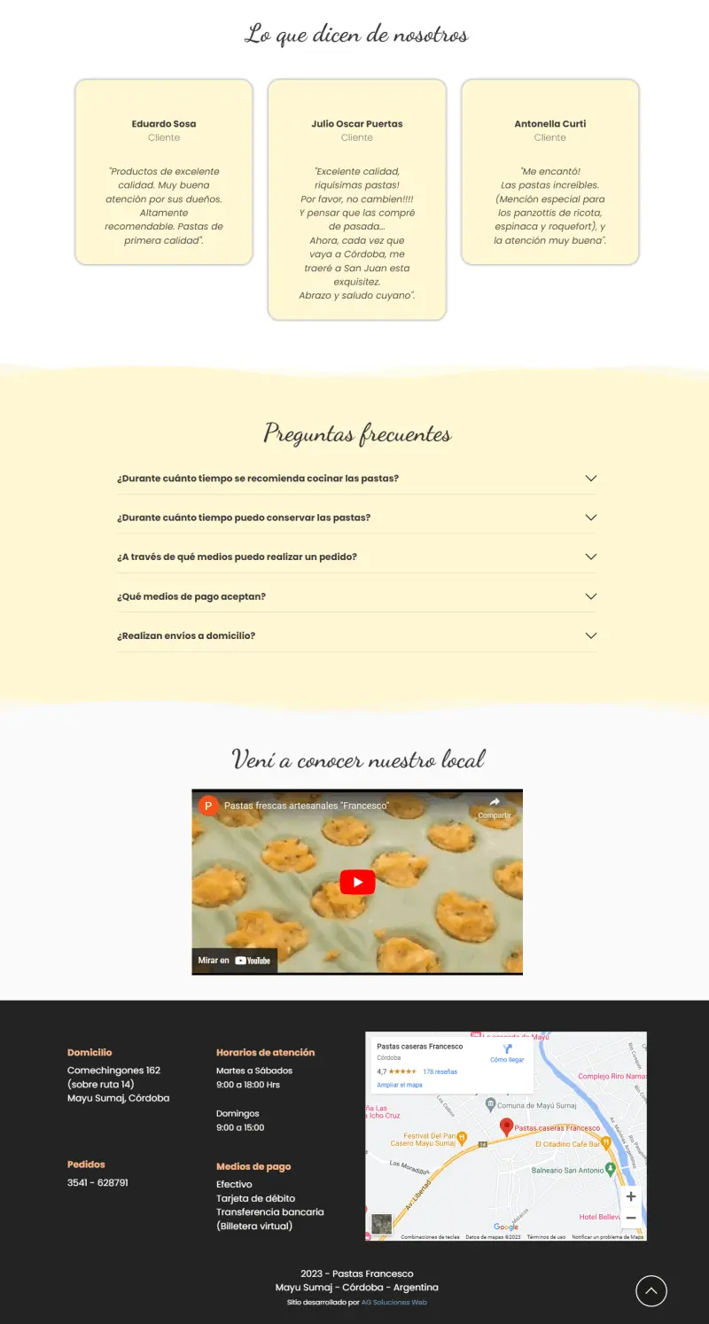 Diseño web AG Soluciones Web